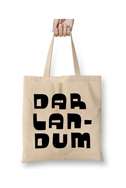 Baskı Dükkanı Darlandum Crno more 01 Tkanina Torba Duga Sa ručkom