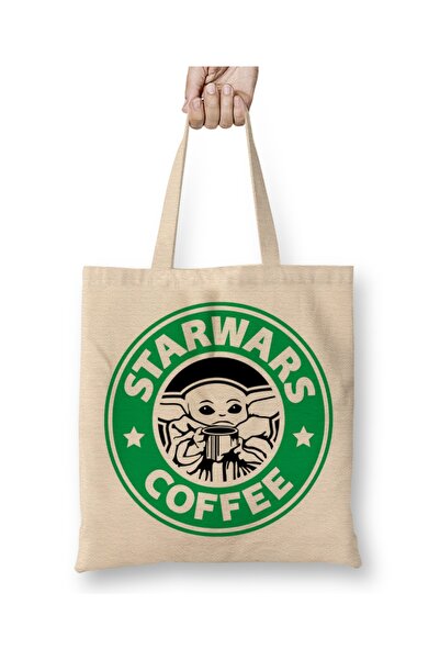 Baskı Dükkanı Star Wars Yoda 01 Tkanina Torba Duga Sa ručkom