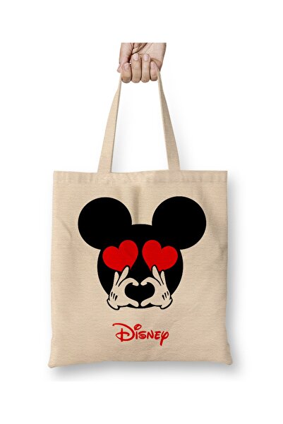 Baskı Dükkanı Μίκυ Μάους Μίκυ Μάους Τσάντα τσάντας Disnep Μακρύ χερούλι