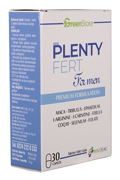 FİZYOPOL Plentyfert For Man 30 Tablet