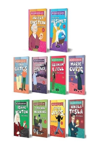 Yediveren Yayınları Bilimin Dehaları Seti 10 Kitap / Çocuk