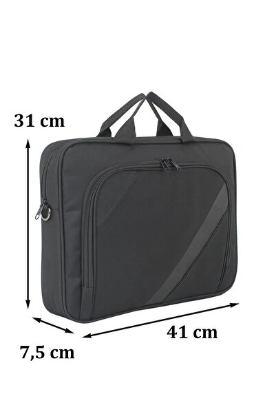 Dias avm حقيبة كمبيوتر محمول مقاس 15.6 بوصة، مقاومة للماء، وظيفة سطحية، جيب أمامي