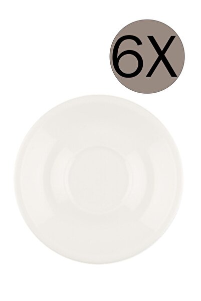 Bonna Porselen Core Coffee 180 CC Cup and 15 cm Plate - Set of 6 Cor180kf Cor180kt