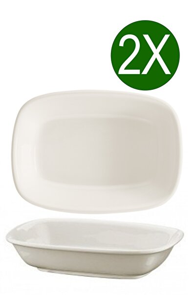 Bonna Porselen Gourmet Dikdörtgen Kayık 14x10 Cm Grm14dky 2'li Takım