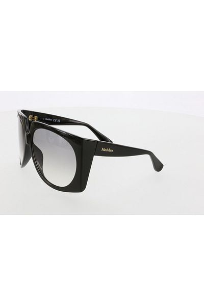 Maxmara Mm0023 65-14-115 Smoked Glass Women's Sunglasses| 2022 Season Black Framed