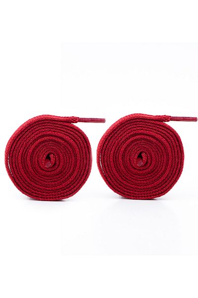 AiryFooT Sports Shoe Laces Nike, Adidas Skechers, Converse Shoe Laces 120 Cm 1 Pair Red