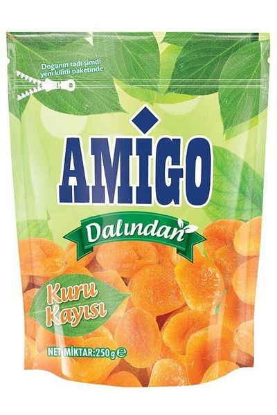 Amigo Dried Apricots from the Branch 250 Gr*2