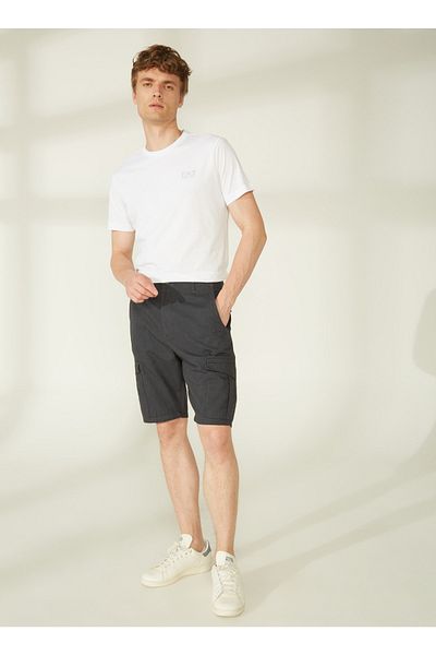WRANGLER Regular Fit Anthracite Men's Shorts W231091003_non Denim Shorts