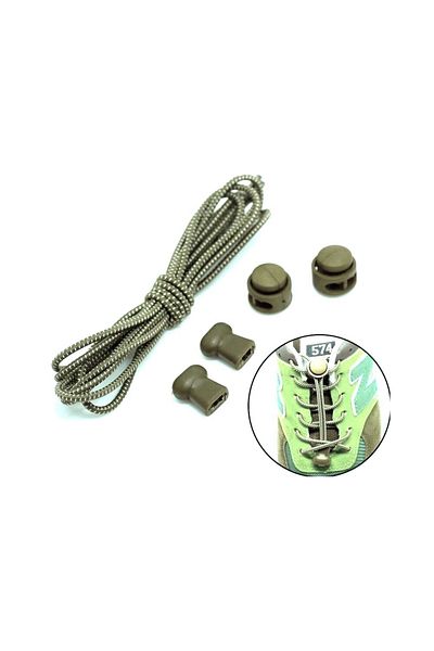 Mater 100 Cm Smart Sports Shoe Laces Khaki