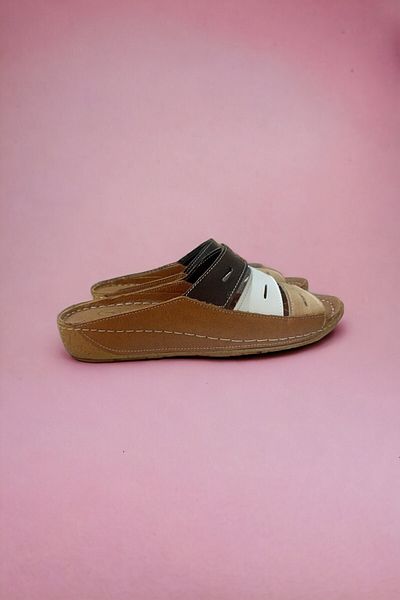 Wallerjon wlrsan72 Genuine Leather Orthopedic Daily Women's Slippers