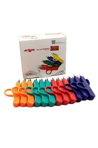 Golden Eagle Tc801 Thread Cleaning (Stylish) Scissors 12 Pieces