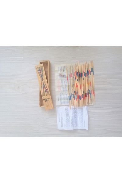 SANAT TACİRİ Wooden Mikado Game Box