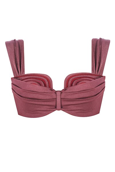 Monument Swimwear Artemıs - Bikini Üstü - Mürdüm