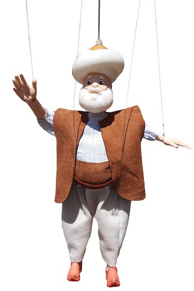 Uçaneller Kuklaevi Nasrettin Hoca Stringed Puppet