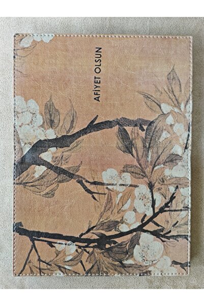 ankara menü (1 piece) 13x21 Box, Leather Account Receipt Pad, Printed Change Box, Ticket