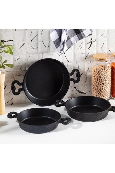 Bernardo Sofia - 3-Piece Granite Pan Set