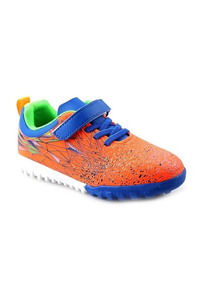Cool Messi Orange Boys' Astroturf Shoes