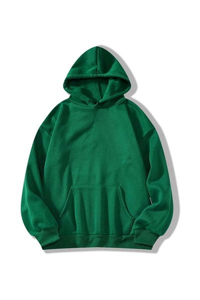 FAVORİST Αθλητικό φούτερ Unisex Απλό, χωρίς στάμπα, βαμβακερή κουκούλα