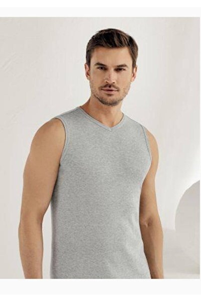 Şahinler Tricou pentru bărbați, 6 bucăți, cu decolteu în V, cu mâneci zero