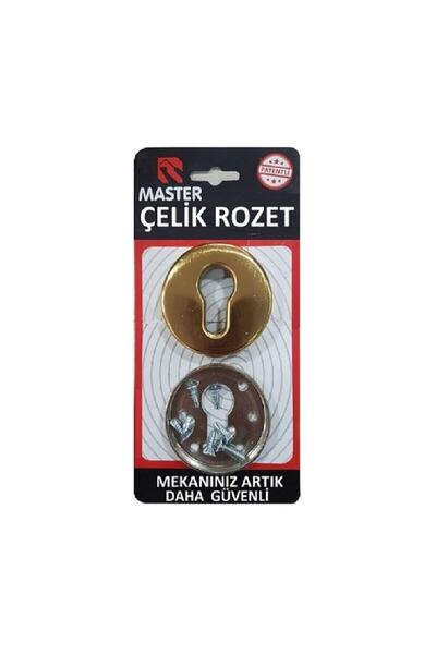 Master 6 Vidalı Çelik Rozet (sarı Renk)