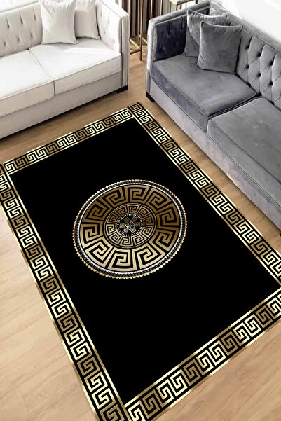 THEMODERNHANE Dijital Baskı Yıkanabilir Kaymaz Taban Leke Tutmaz Yolluk Kilim...