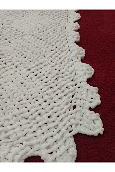 EL YAPIMI Alize Velluto Yumuşak El Örmesi El Örgüsü Bebek Battaniyesi