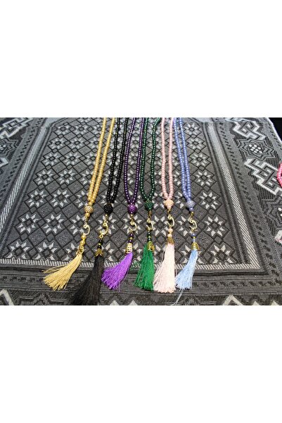 HUZUR ÇEYİZ 6'lı Mevlidhane Vavlı Püsküllü Krem Inci Namaz Tesbihi