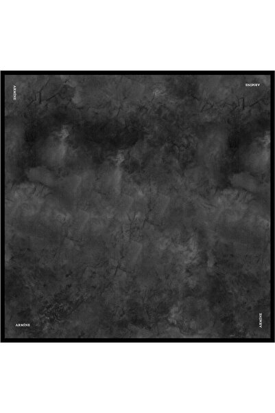 Armine Μαύρο Twill Silk Γυναικείο Φουλάρι - 20y8333-87