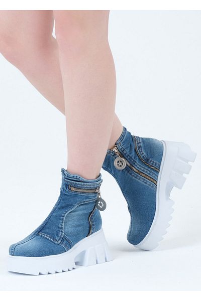 StarBlueMooN Denim Boots
