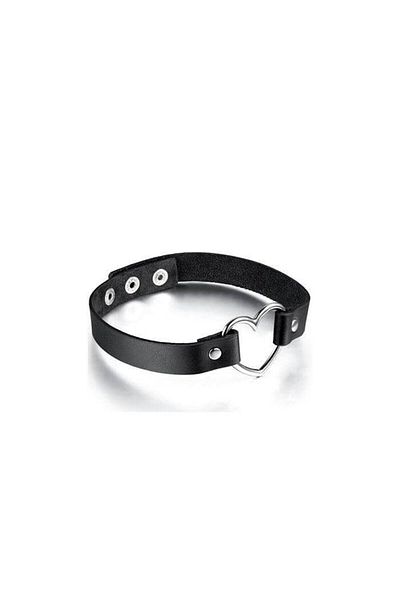 Touz Blunt Blunt Heart Leather Collar