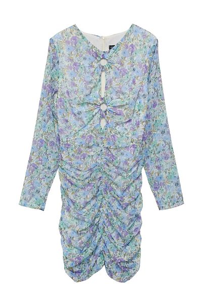 Quzu Rochie mini cu model decoltat Albastru