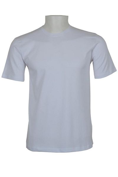 Modarar Tricou alb pentru bărbați, slim fit RAR01031