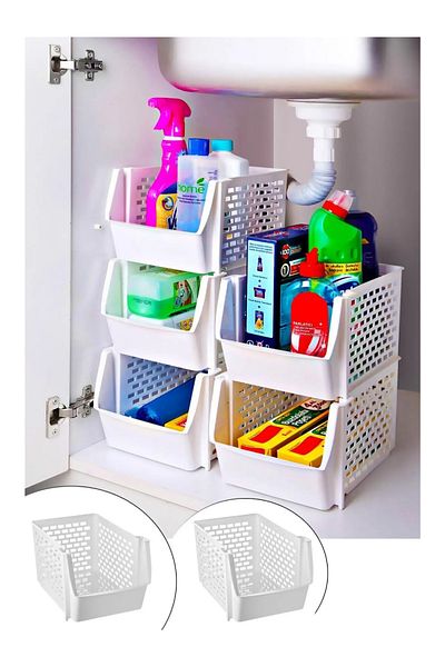 Orvila 2 Multi-Purpose Organizer Large Size - White
