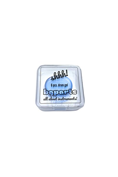 Bgparts Shhh! Davul Jeli , Drum Gel 6 Parça Mavi