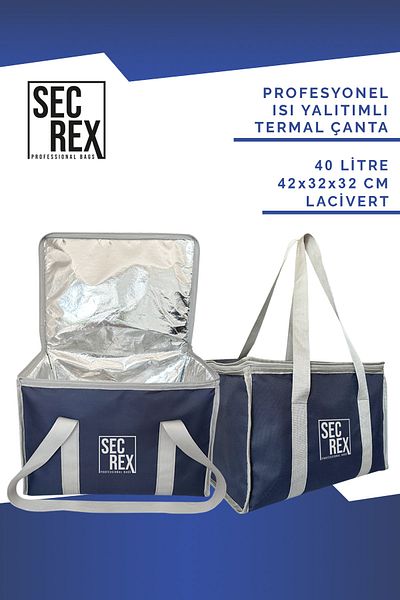 SECREX Професионална 40-литрова термоизолирана чанта за къмпинг и пикник, термос за плаж, чанта за открито