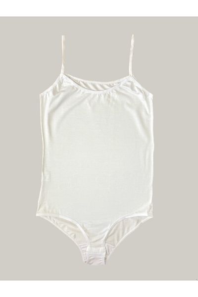 Manken Women's White Rope Strap Stud Body