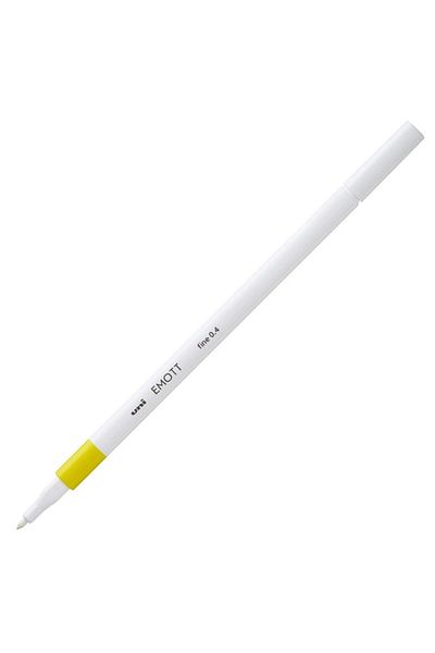 UNİ-BALL Emott 0.4 Fine Yellow Acrylic Pen