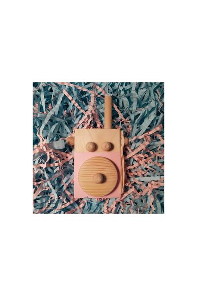 aswood لعبة أطفال خشبية مصنوعة يدويًا، خالية من الأسلاك، خيال الأطفال، آمنة ل...