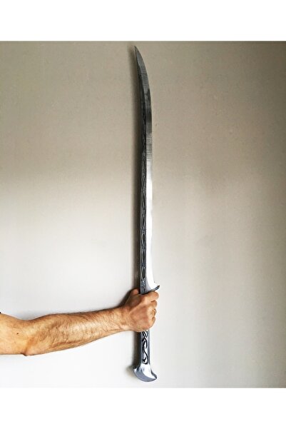 Genel Markalar Kral Thranduil'in Kılıcı Elf Kılıcı 100 Cm Yüzüklerin Efendisi Lotr Hobbit (gerçek Boy Sert Plastik)