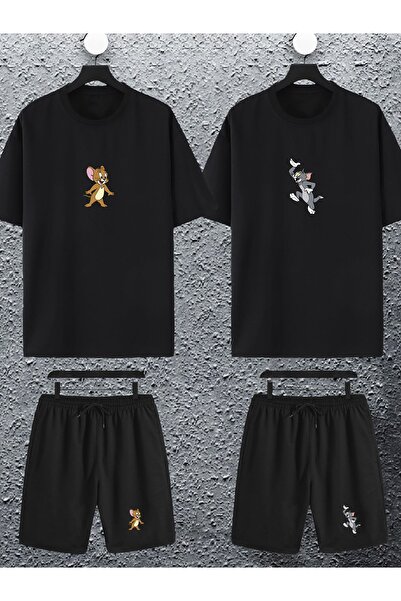 macklin Unisex Femei Bărbați Drăguț Tom și Jerry Imprimat Lover Cuplu Combina...