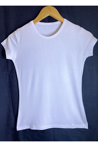Betimoda Women's White Short Sleeve Crew Neck Body - 2 Pieces