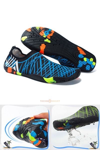 TechnoSmart Sea Shoes Beach Pool Swimming Sports Cycling Non-Slip Flexible Shoes