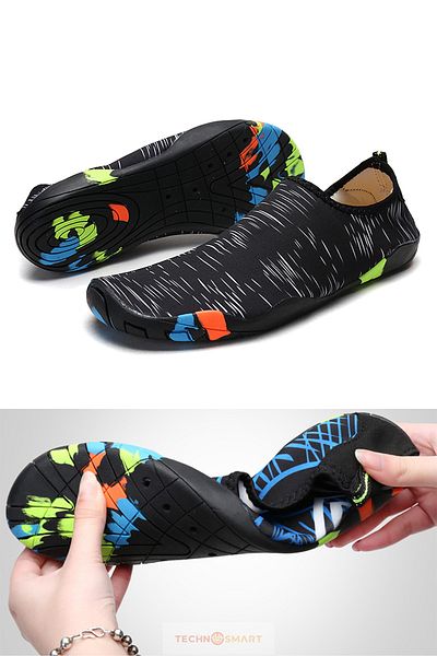 TechnoSmart Sea Shoes Beach Pool Swimming Sports Cycling Non-Slip Flexible Shoes