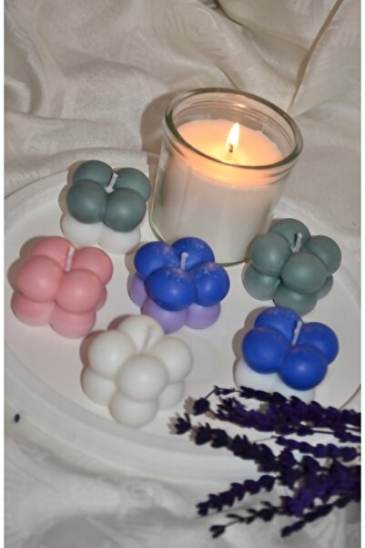 LAVİNİA Küçük Renkli Bubble Mum
