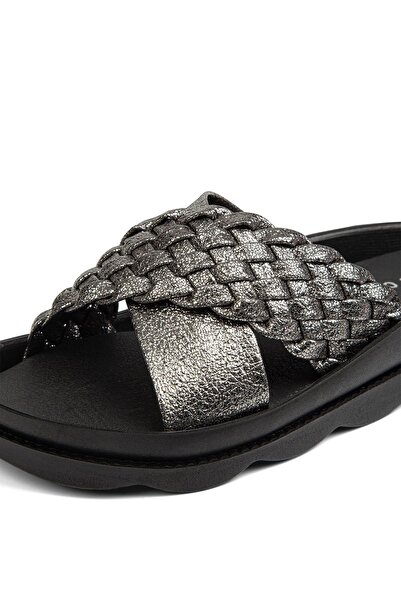 Pierre Cardin ® | Pc-6950- Platin Kırısık - Kadın Terlik