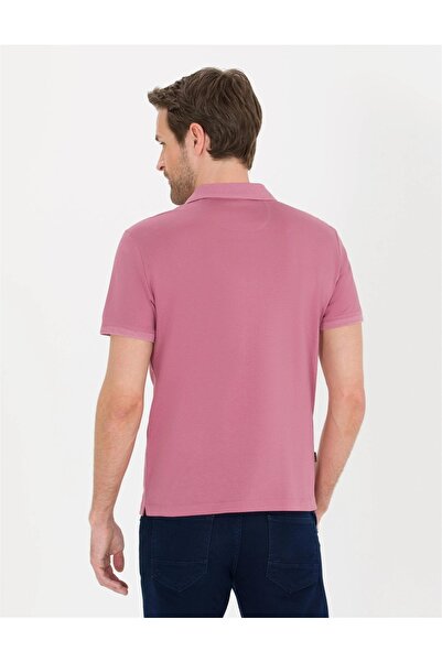 Pierre Cardin Μπλουζάκι Polo Neck Dusty Rose Slim Fit