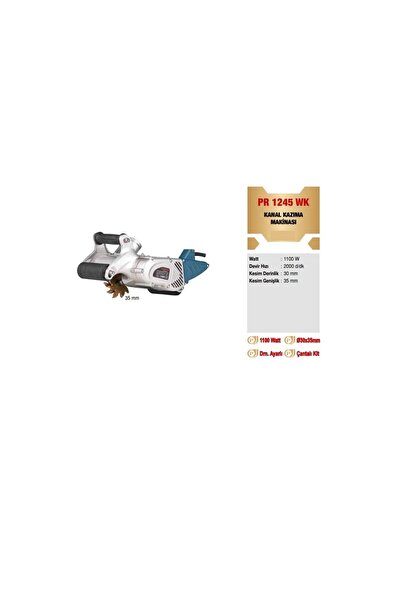 Proter PR 1245 WK KANAL KAZIMA MAKİNASI