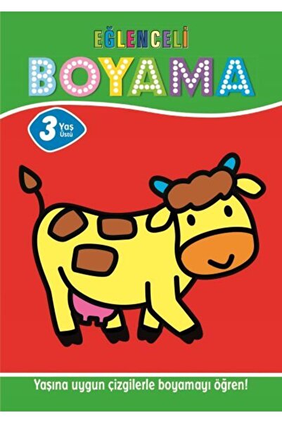 Parıltı Yayınları Eğlenceli Boyama - 3 Yaş Üstü 4 Lü Pastel Boya Hediyeli