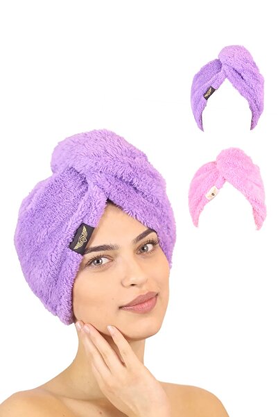 Heriya Πετσέτα μαλλιών 2 συσκευασιών από μικροΐνες – Κούπα στεγνώματος μαλλιώ...