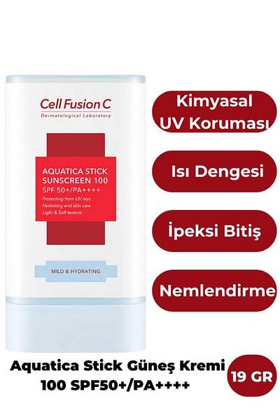 Cell Fusion C Aquatica 19Gr Sun Cream - HiGh Protective MoisturizinG Stick